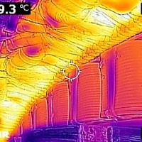 Thermografie - Synchrongenerator (Polschuhe)